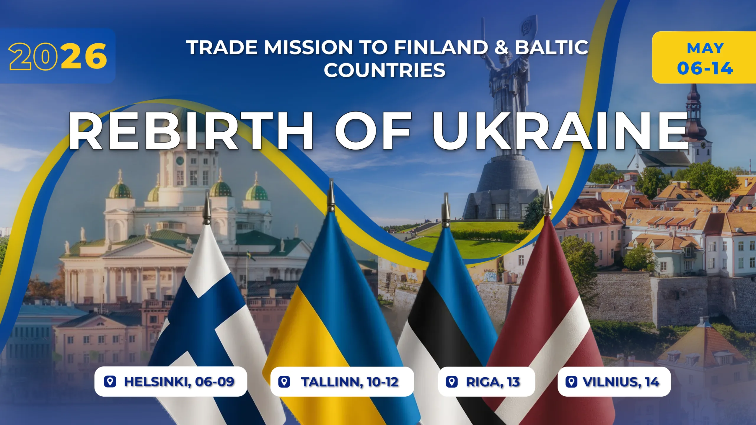 The Trade Mission REBIRTH OF UKRAINE to Finland & Baltic Countries